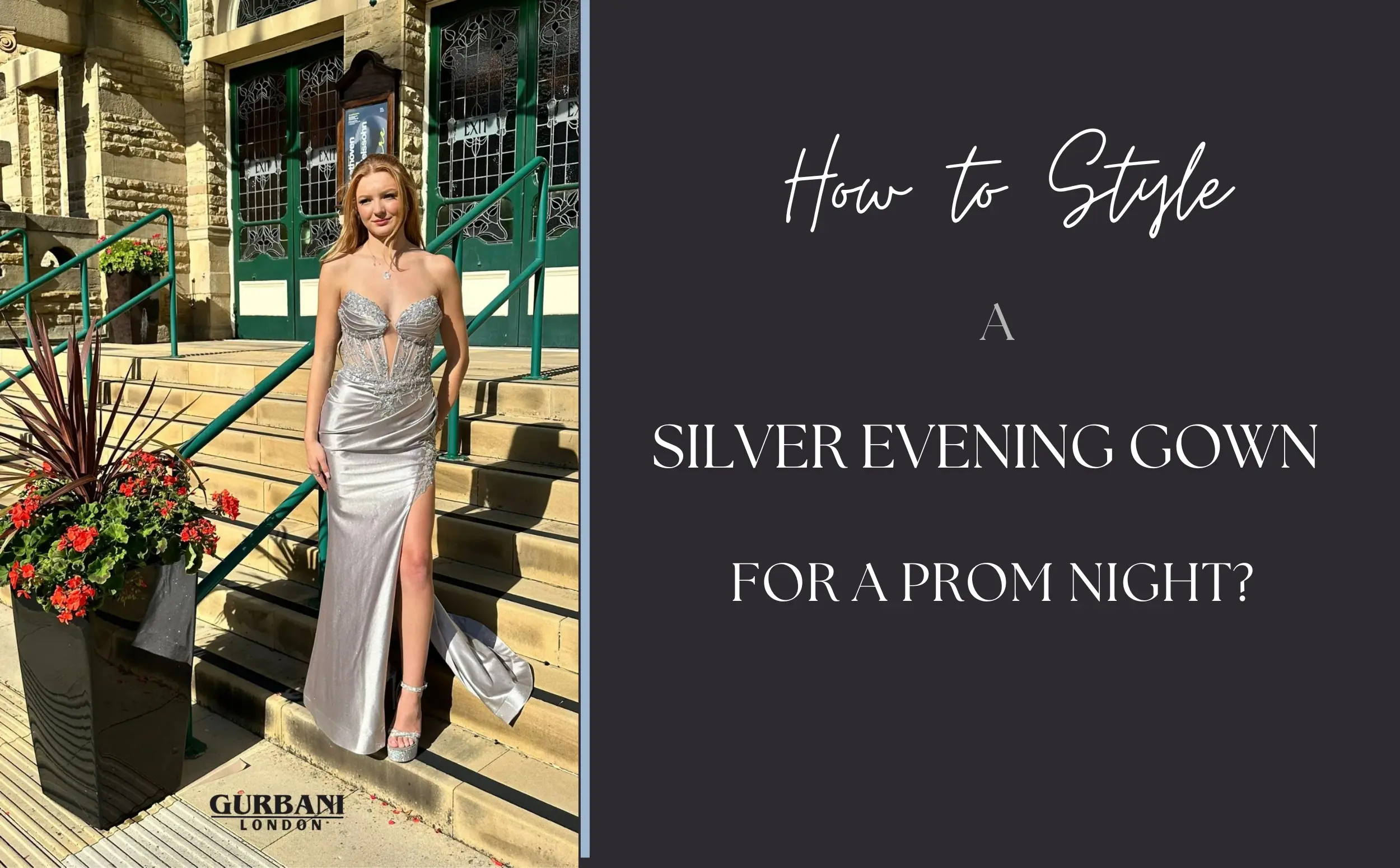Silver Evening Gown